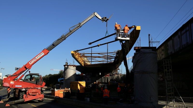 Le nouveau pont de Babinière franchit le périphérique