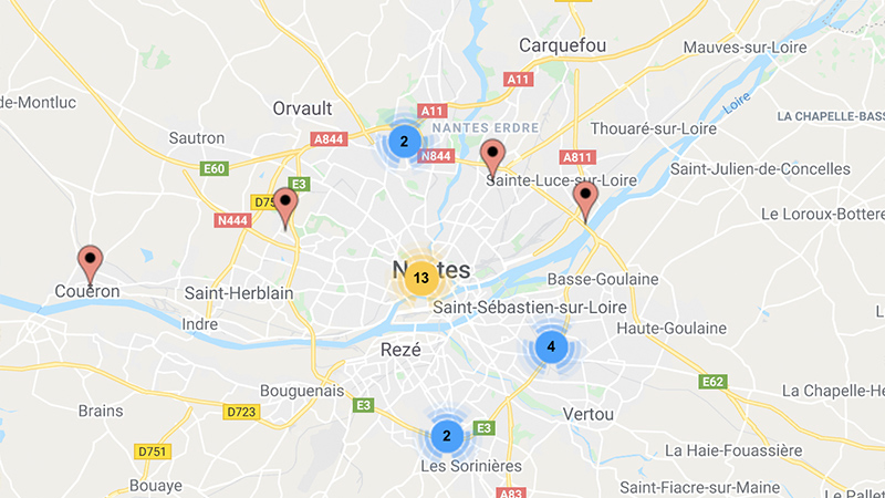 Cliquez sur la carte interactive