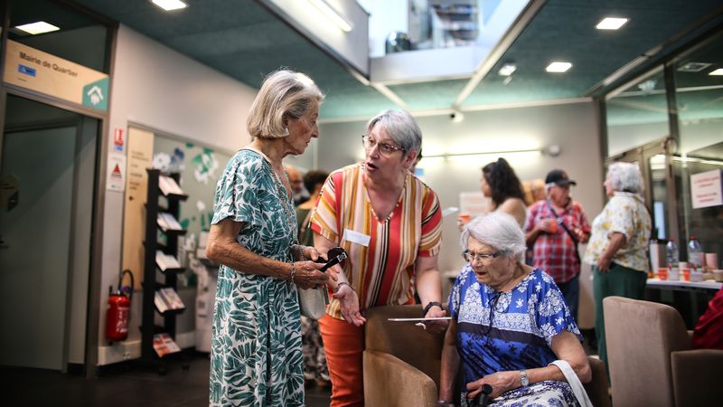 Un espace seniors de proximité en lien avec le CLIC Nantes Entour’âge a ouvert en juin au pôle Daniel Asseray. © Romain Boulanger