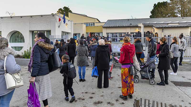 L’école Jacques Tati, située dans le quartier du Clos Toreau, au sud de Nantes, s’est agrandie et rénovée.