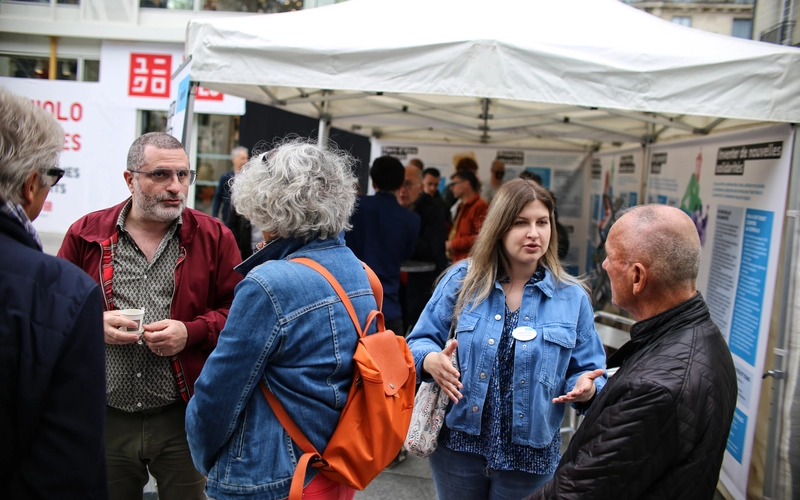 ÉCHANGES. À mi-parcours du mandat, cette journée était aussi pour les Nantaises et les Nantais l’occasion de rencontrer leurs élus et d’échanger avec eux sur les réalisations municipales depuis 2020.