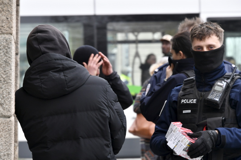 Des cigarettes de contrebande saisies par les forces de l'ordre. © Rodolphe Delaroque